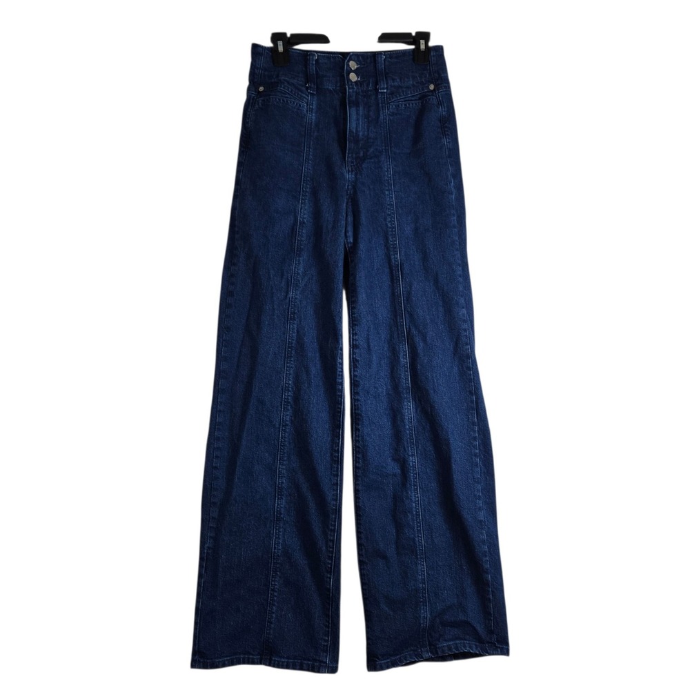 Universal Thread High Rise Wide Leg Blue Jeans Womens 6 Medium Wash Denim